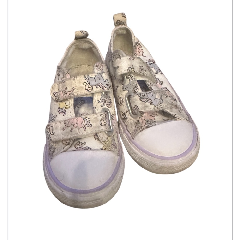 Converse  Kids Unicorn Print Shoes - White